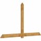 Ekena Millwork Eugene Rough Sawn Timber Gable Bracket, Western Red Cedar, 108"W x 63"H x 2"D x 6"F, 14/12 Pitch GBW108X63X0206EUG00RWR - alternate 3